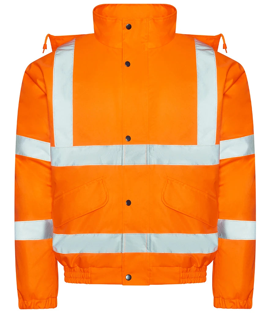 High Vis Bomber Waterproof Jacket