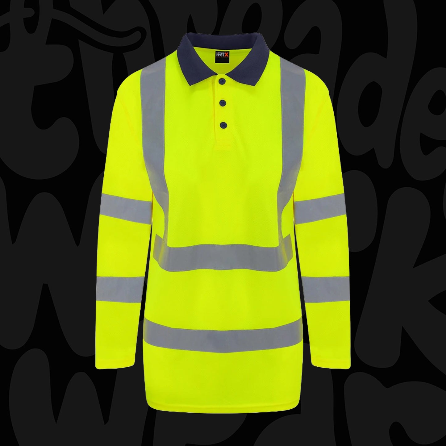 High Vis Polo Long Sleeved