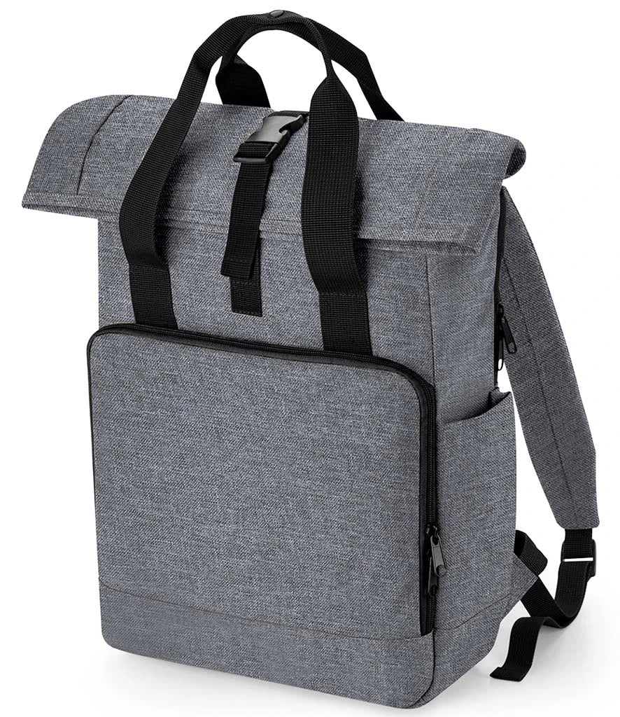 Twin Handle Roll Top Laptop Bag