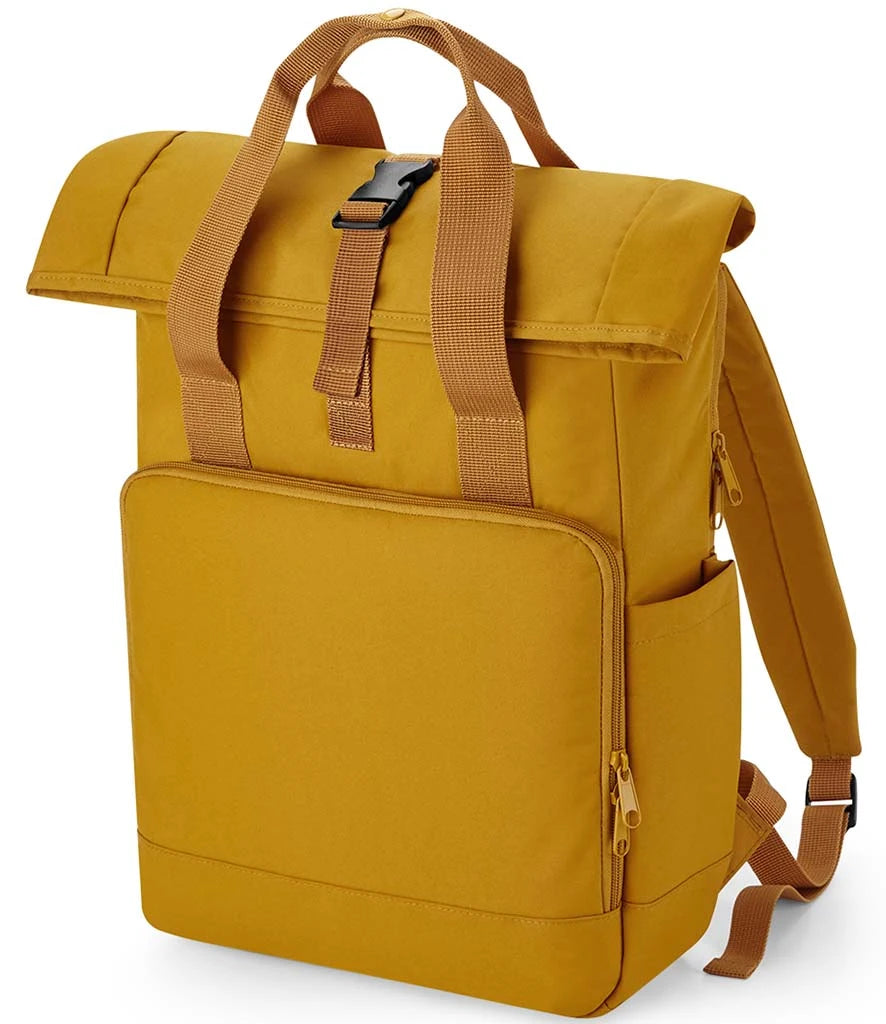Twin Handle Roll Top Laptop Bag