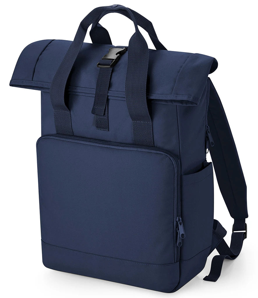 Twin Handle Roll Top Laptop Bag