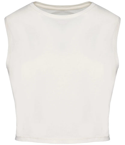 Eco-friendly Sleeveless Crop T-shirt
