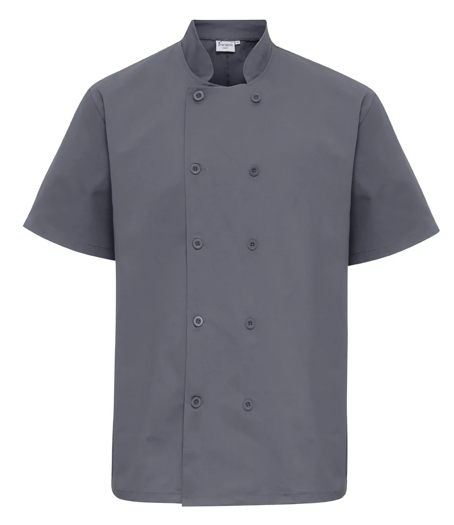 Short Sleeved Mens Chef Jacket