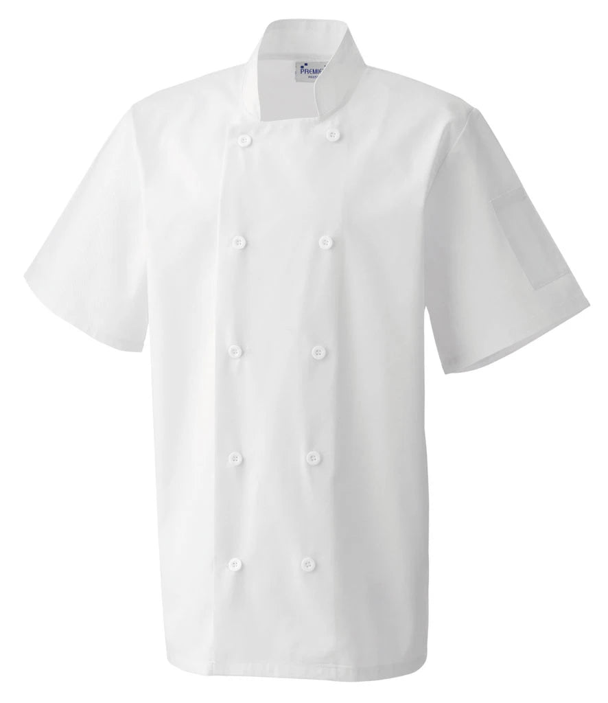Short Sleeved Mens Chef Jacket