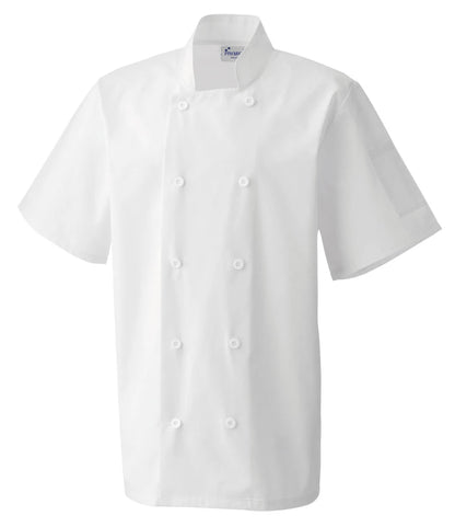 Short Sleeved Mens Chef Jacket
