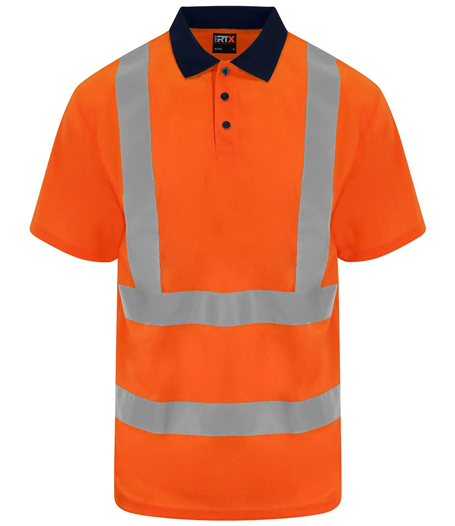 High Vis Polo Short Sleeved