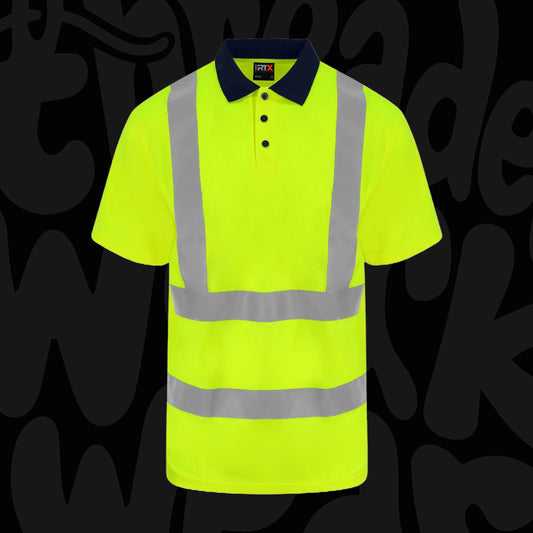 High Vis Polo Short Sleeved