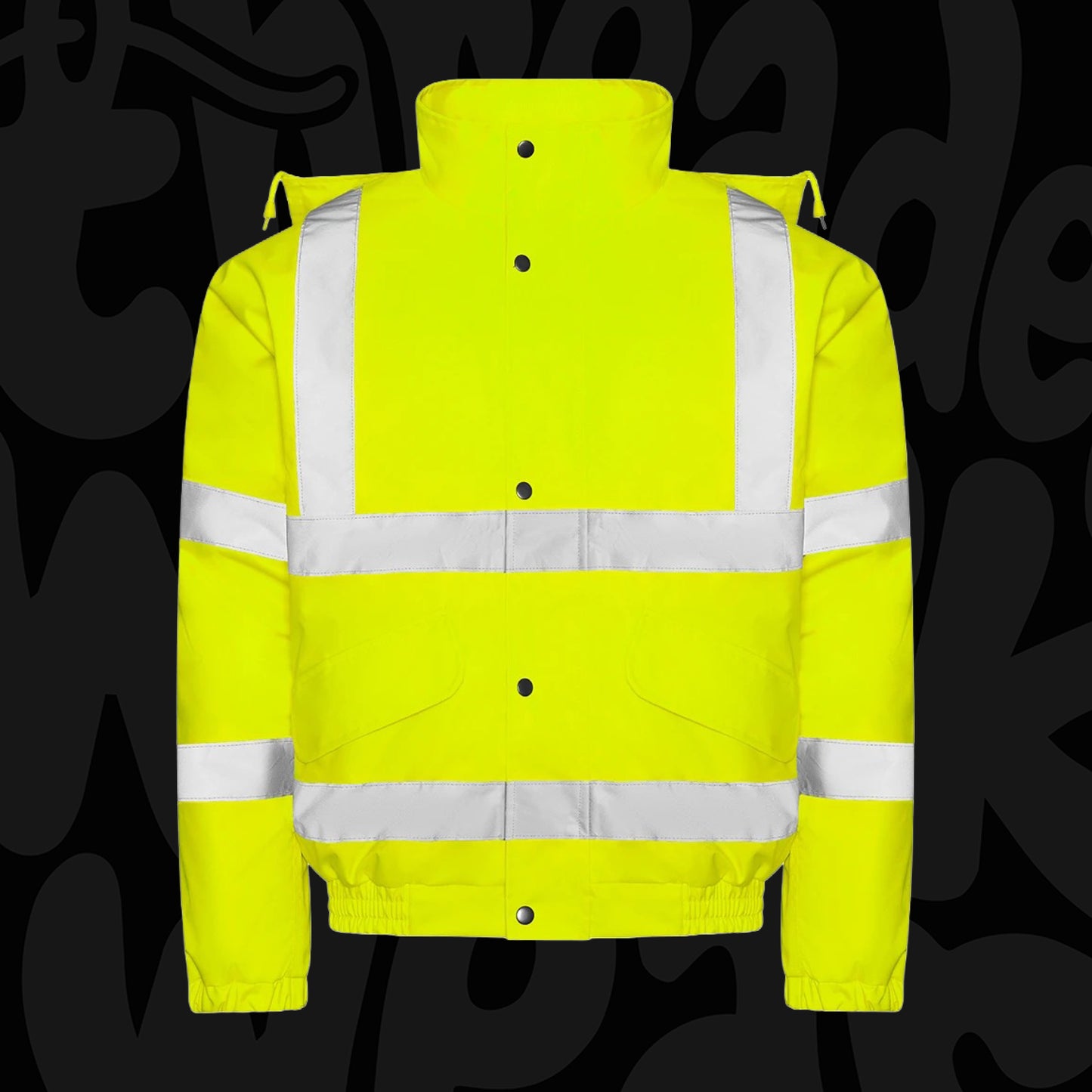 High Vis Bomber Waterproof Jacket