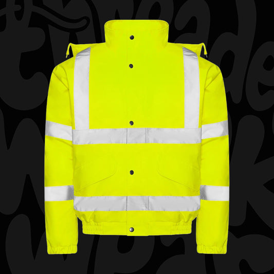High Vis Bomber Waterproof Jacket